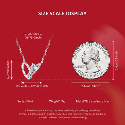 Mother’s Day Double Hoop Necklace