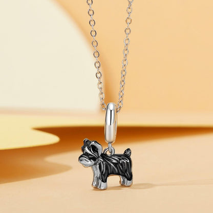 Schnauzer Pendant Charm