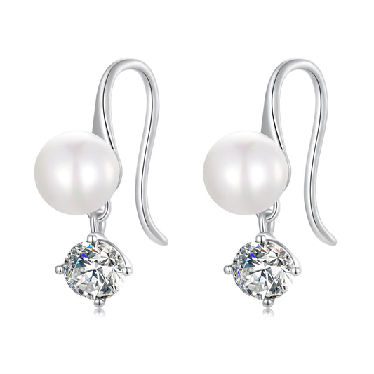 Pearl Hook Earrings