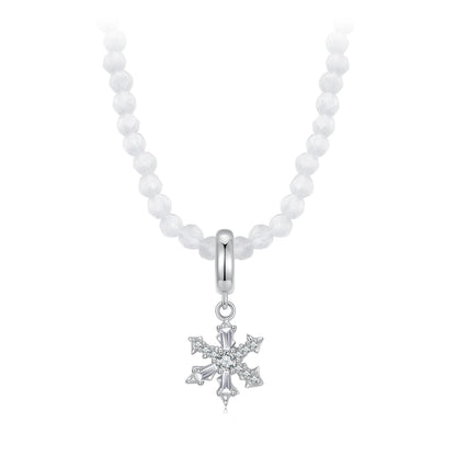 Frosted Crystal Necklace