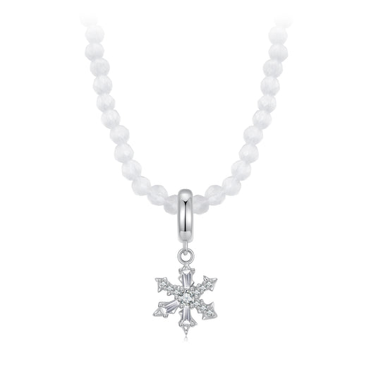 Frosted Crystal Necklace