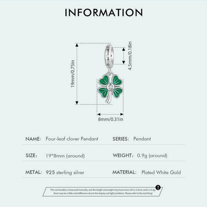 Four-leaf clover Pendant Charm