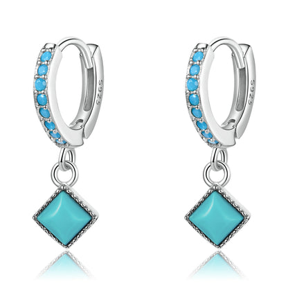 Stone Clip Earrings