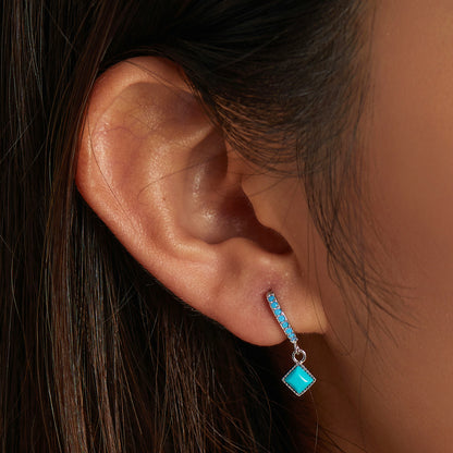 Stone Clip Earrings