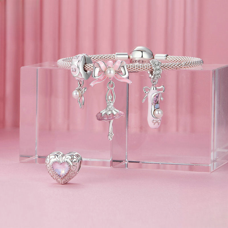 Pink Romance Charm Collection