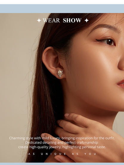 Freshwater Pearl Stud Earrings