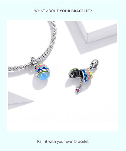 Easter Bracelet Charm Lucky Egg Charm