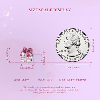Bow-knot Gift Box Charm