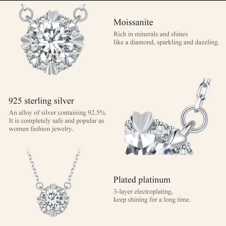 Exquisite Moissanite Necklace