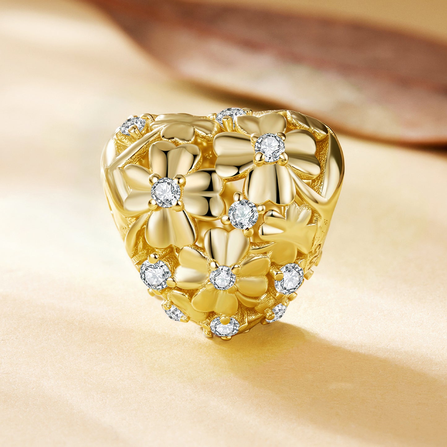 Four-Leaf Clover Charm