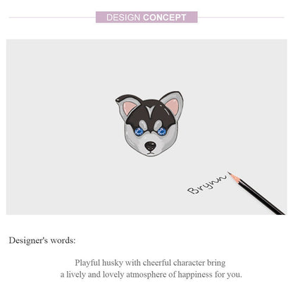 Husky Puppy Charm