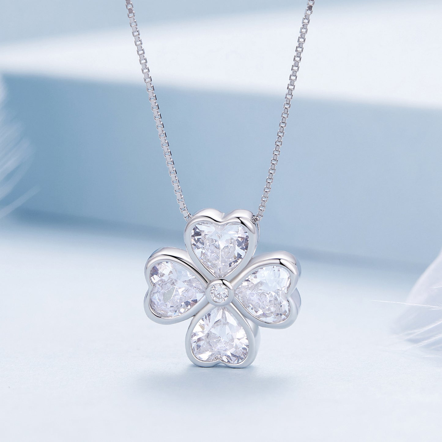 Four-Leaf Clover Pendant Necklace