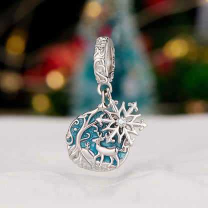 Luminous Elk Pendant Charm
