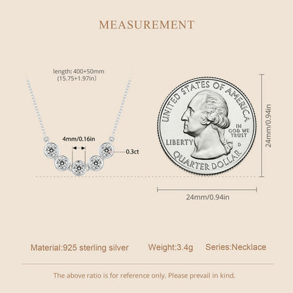 0.3ct Moissanite Necklace