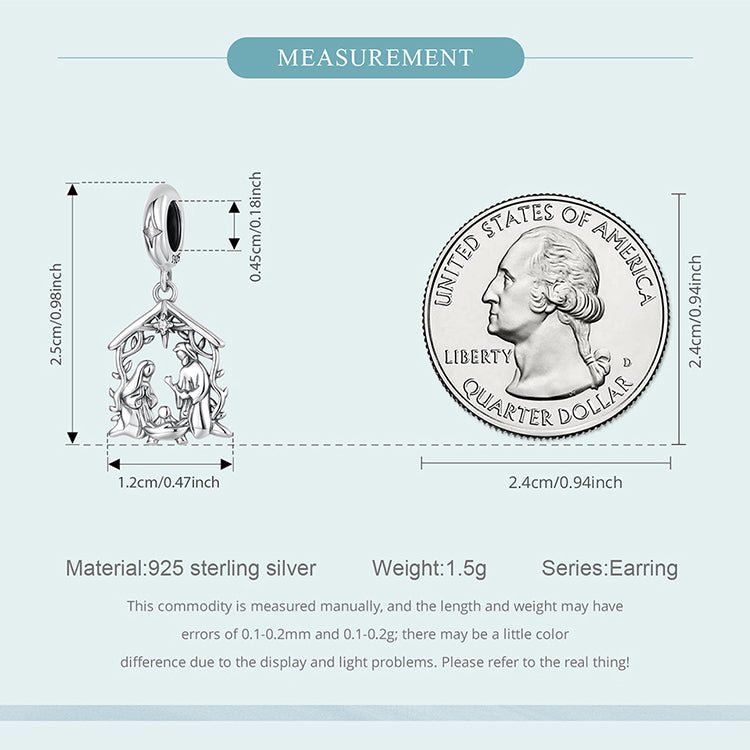 Nativity of Jesus Pendant Charm