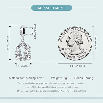 Nativity of Jesus Pendant Charm