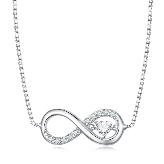 Infinite Heart Pendant Necklace