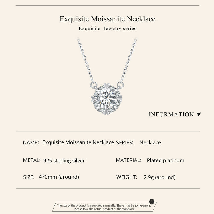 Exquisite Moissanite Necklace