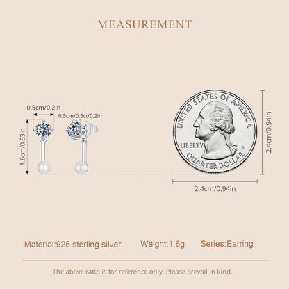 Minimalist Moissanite Studs