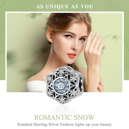 Romantic Snowflakes Charm