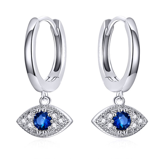 Evil Eye Hoop Earrings