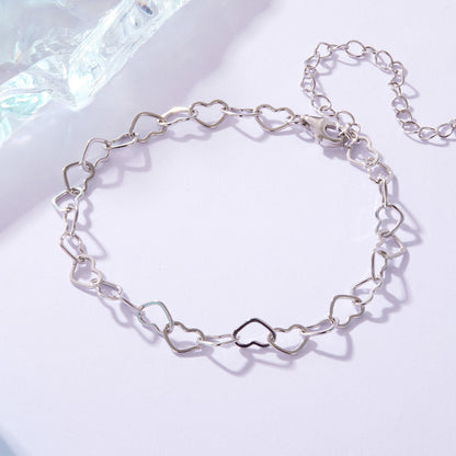 Heart Charm Bracelet