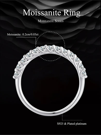 Solo Moissanite Ring