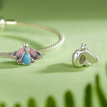 Luminous Colorful Butterfly Pendant Charm