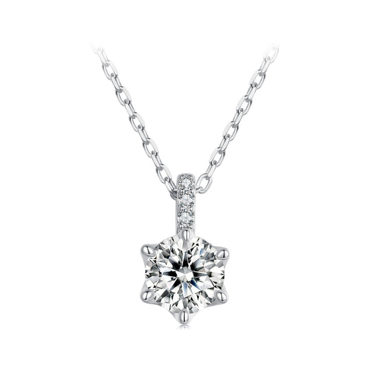 1ct Sparkling Moissanite Necklace