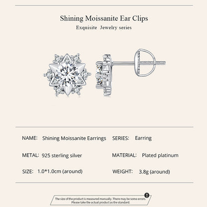 Dazzling Moissanite Studs