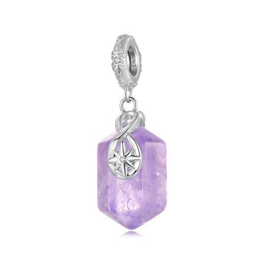 Amethyst Energy Pendant Charm
