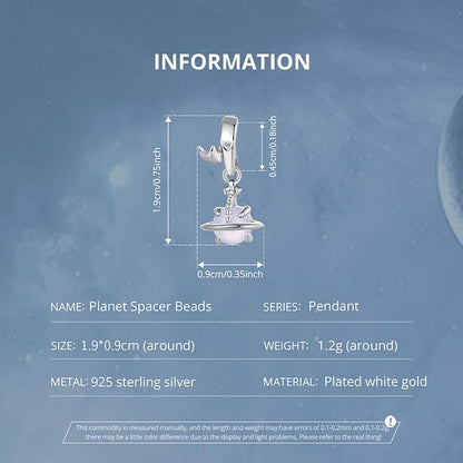 Planet Spacer Beads Charm