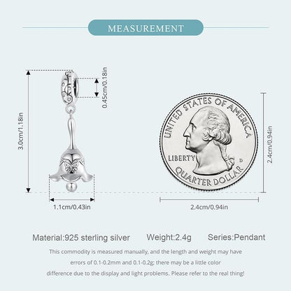 Hand Bell Pendant Charm