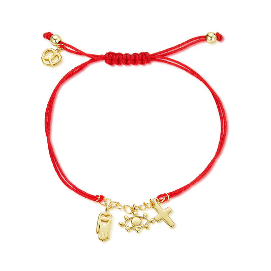 Lucky Symbol Red Woven Bracelet