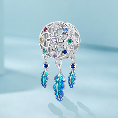 Rainbow Dreamcatcher Charm