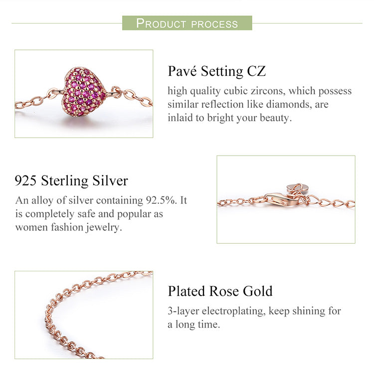 Graceful Heart Bracelet