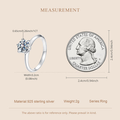 Moissanite Engagement Ring