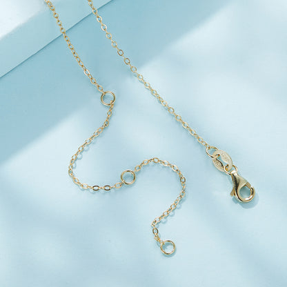 Interlocked Hearts Sterling Silver Necklace