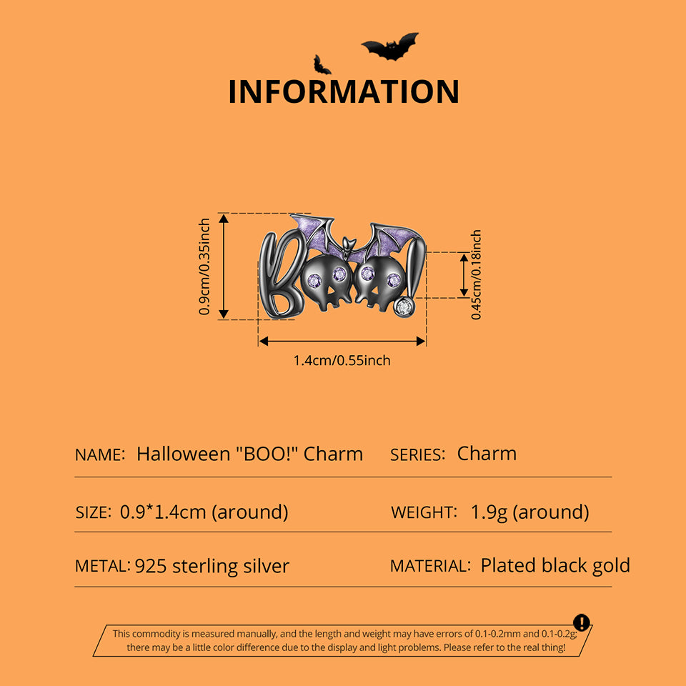 Halloween BOO Charm