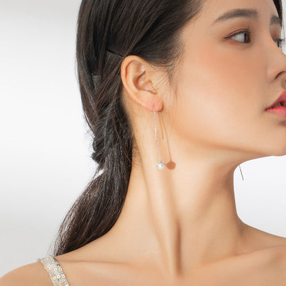 Floral Stamen Threader Earrings