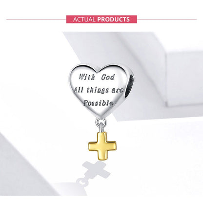Cross Thanksgiving Charm