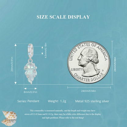 Fantasy Jellyfish Pendant Charm