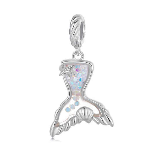 Dreamy Mermaid Tail Pendant Charm
