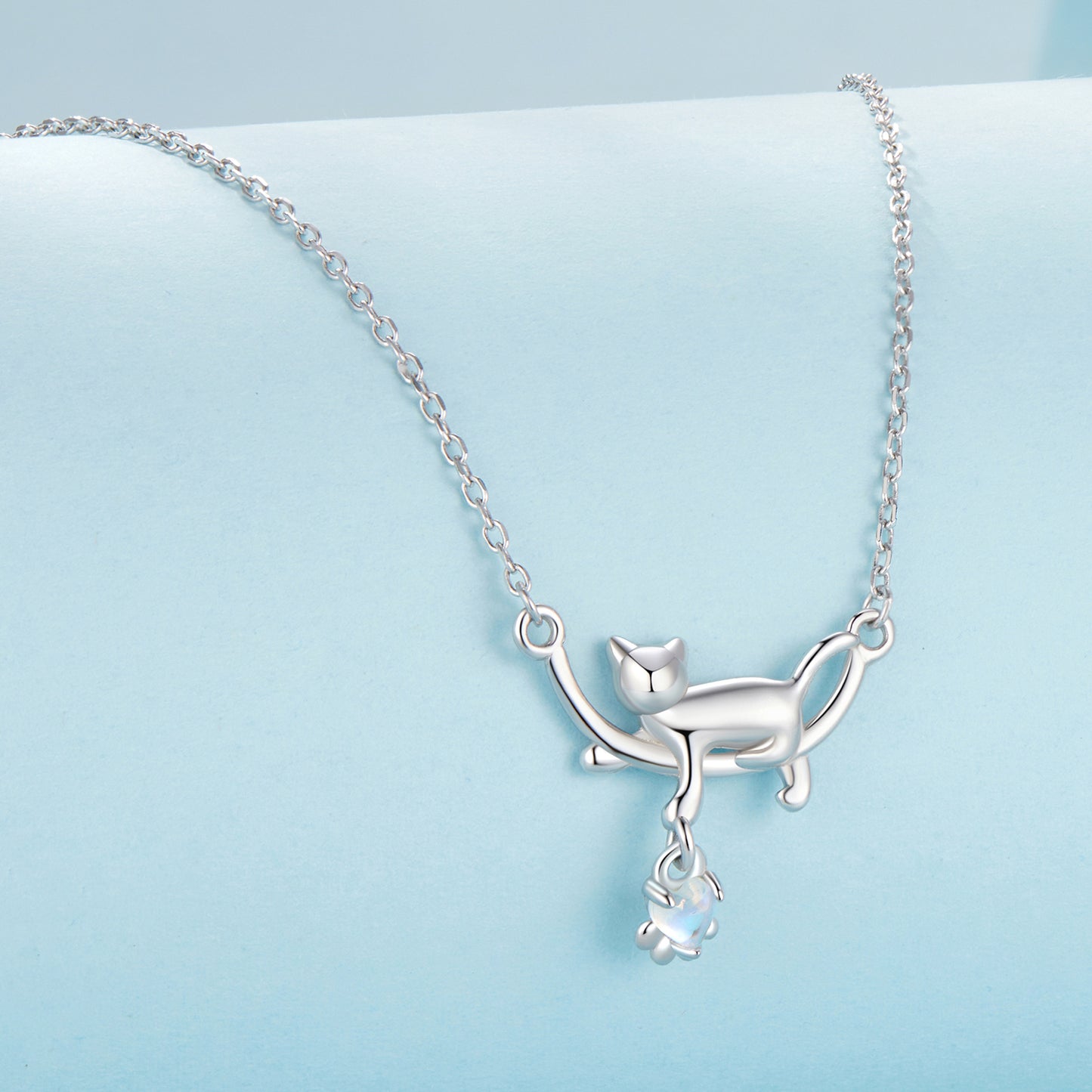 Feline Silhouette Necklace