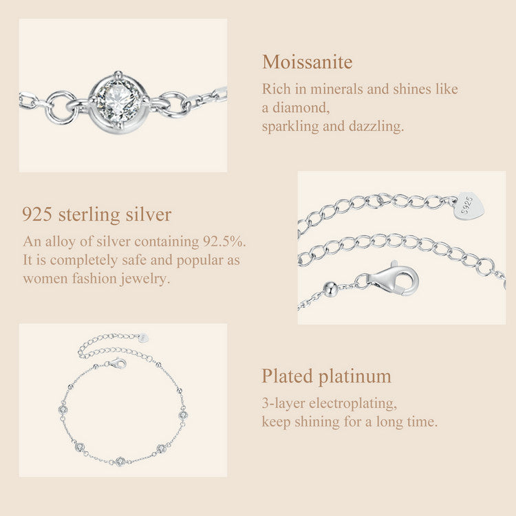 Starry Sky Moissanite Bracelet