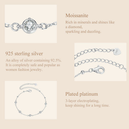 Starry Sky Moissanite Bracelet