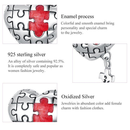 Love Jigsaw Charm