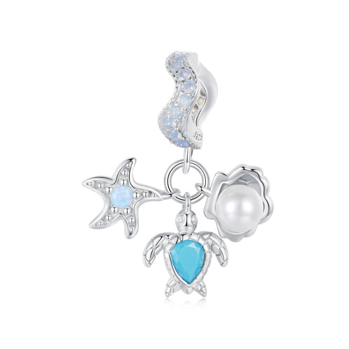 Blue Ocean Pendant Charm