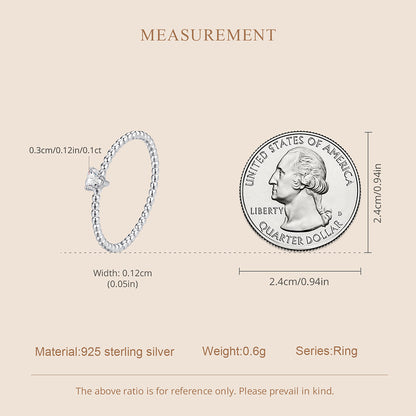 Heart-Shaped Moissanite Ring