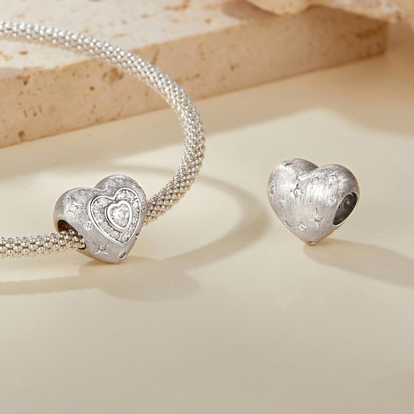Shining Heart Charms